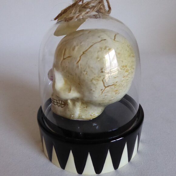 NEW 2005 DEPARTMENT 56 DR. FRANKENSTEIN’S LAB HALLOWEEN DONOR SKULL SALT PEPPER - Picture 9 of 16